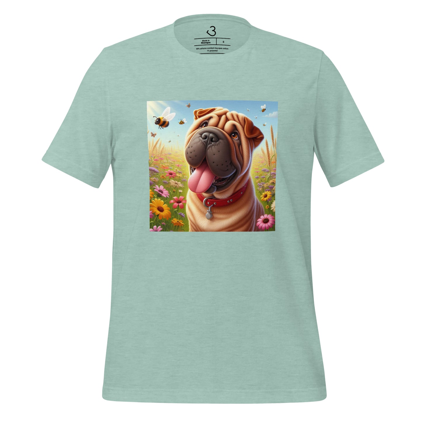 Camiseta shar pei happy