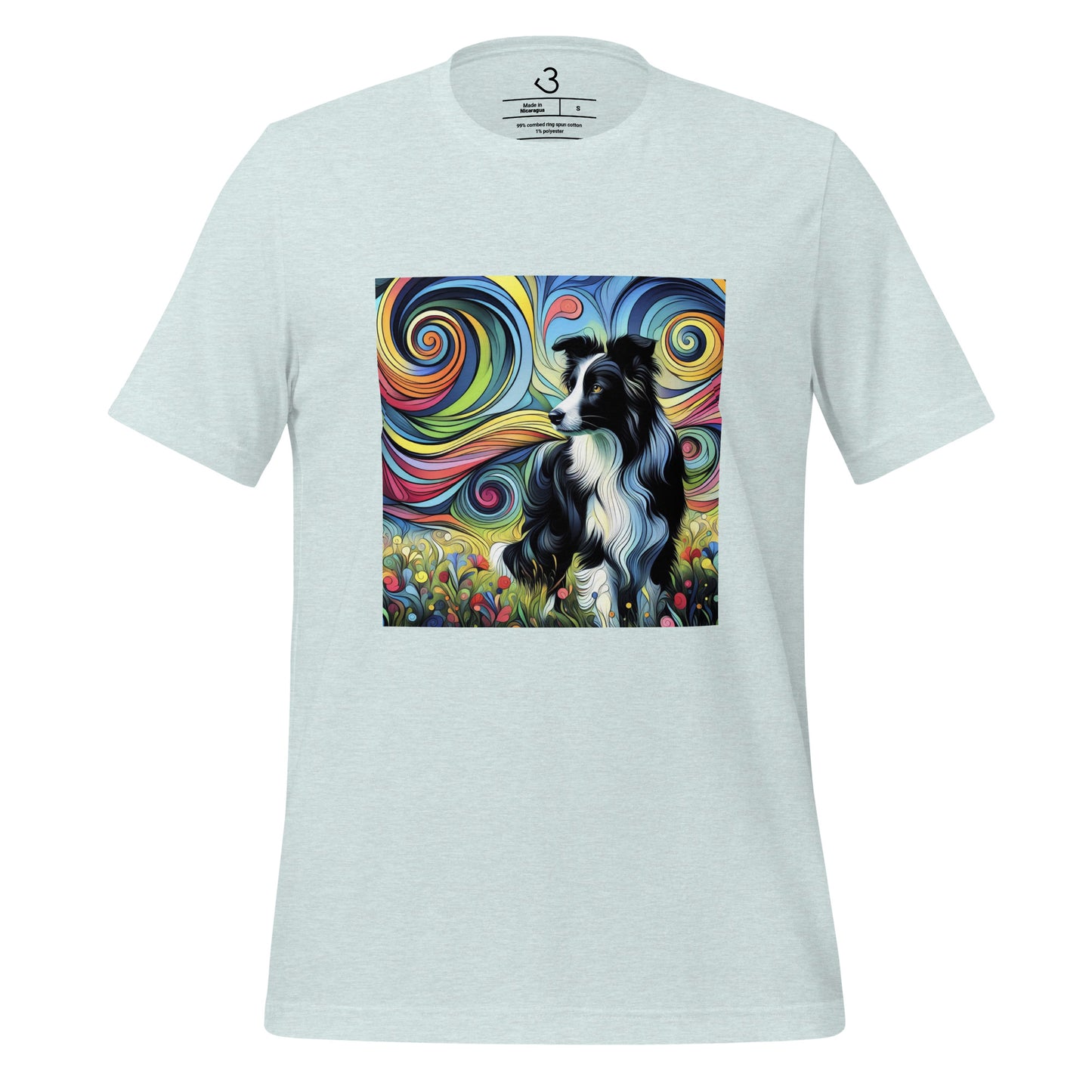 Camiseta collie artistic style