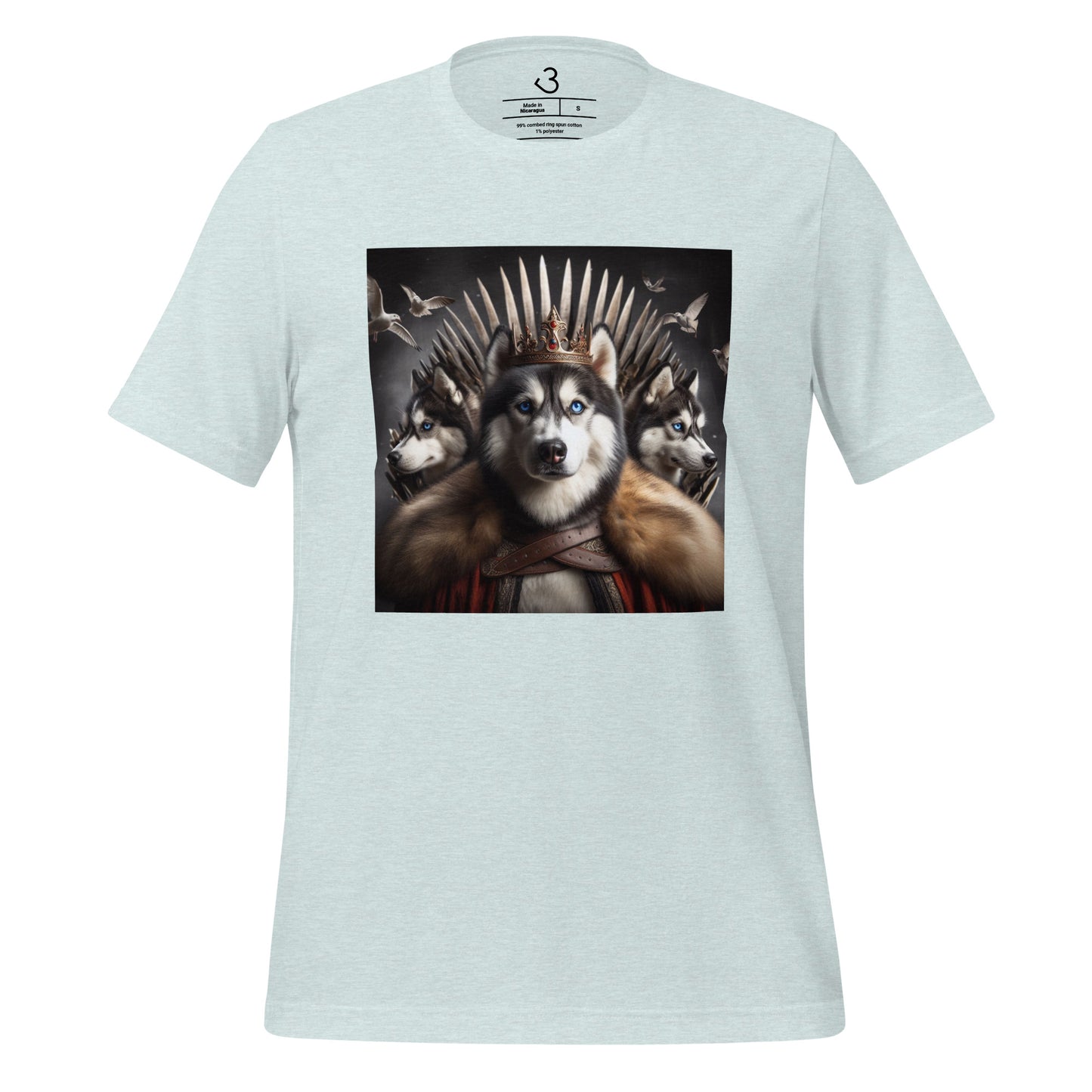 Camiseta husky trono