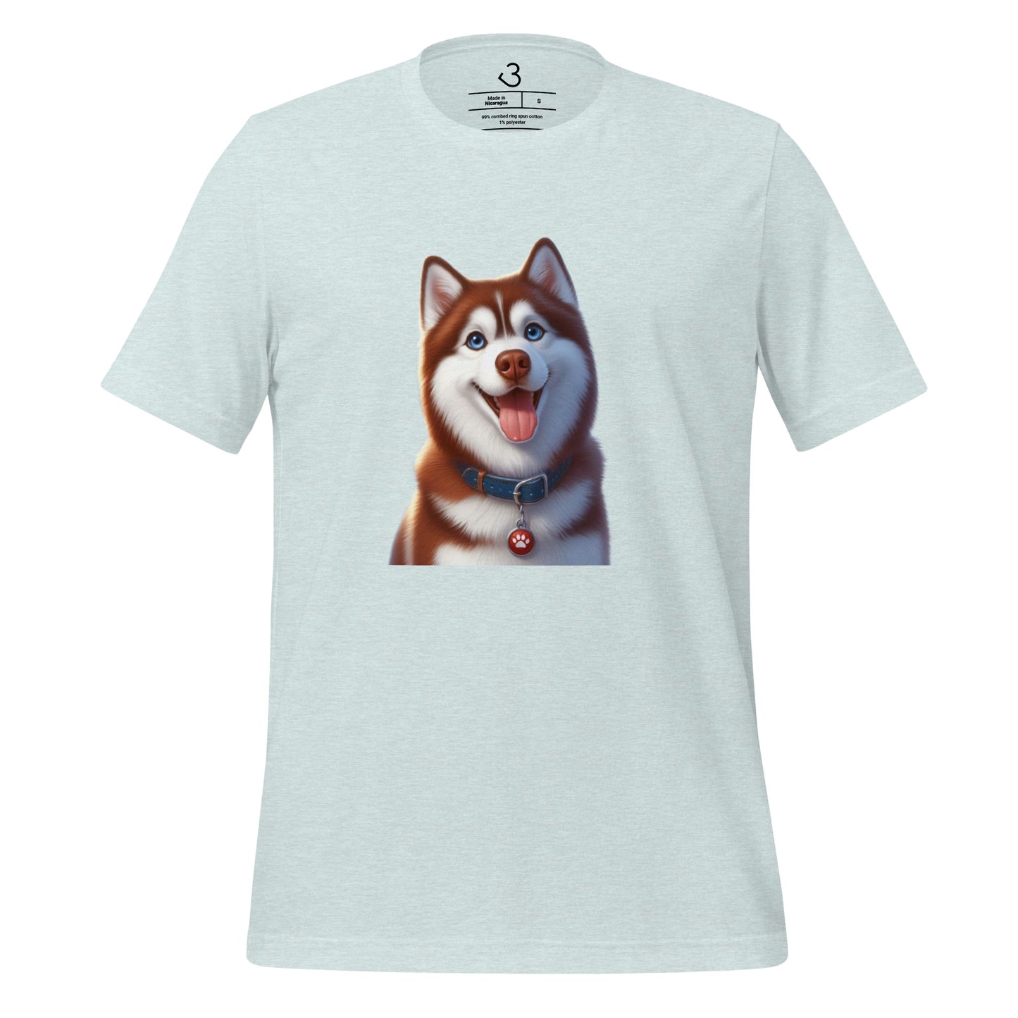 Camiseta husky happy