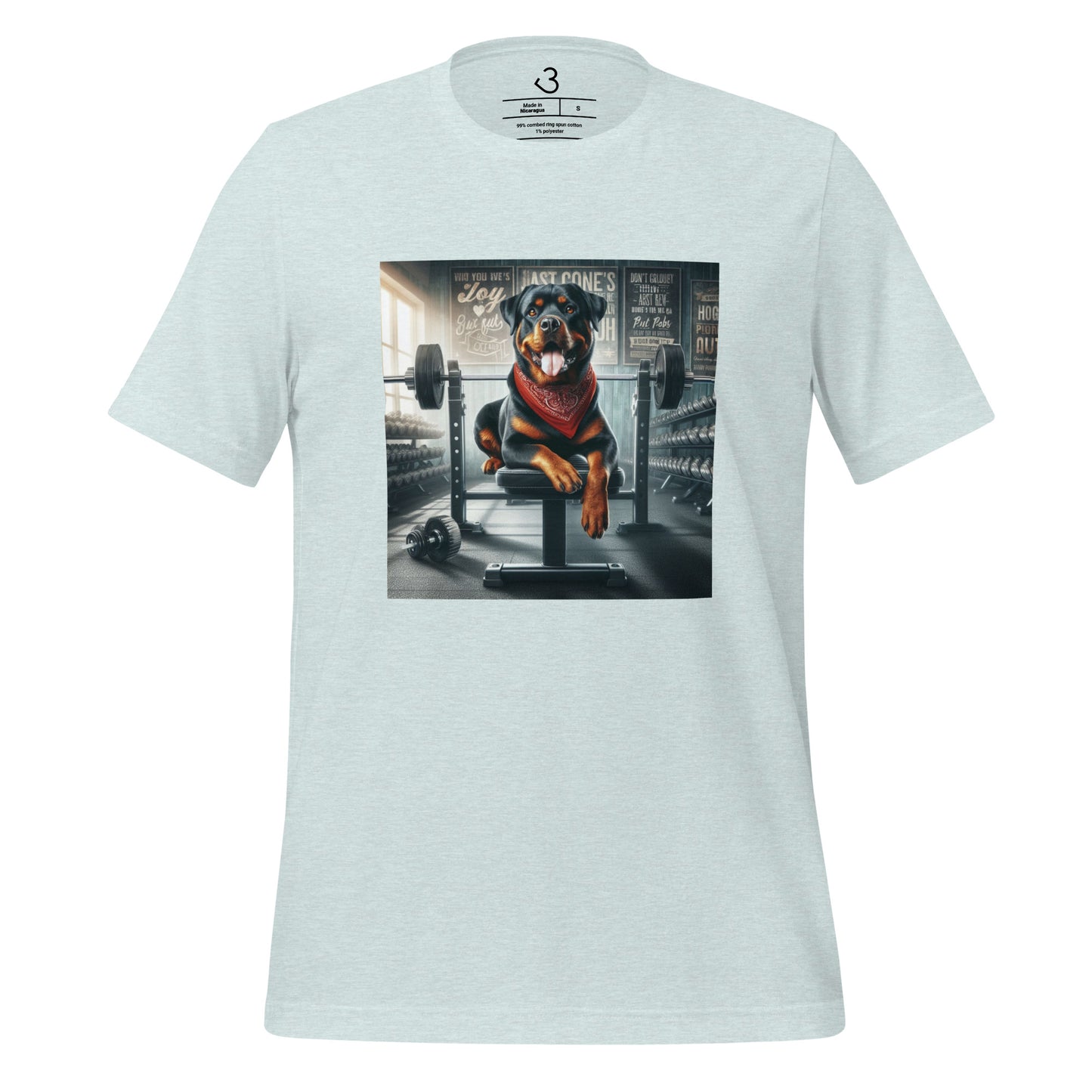 Camiseta rottweiler gym