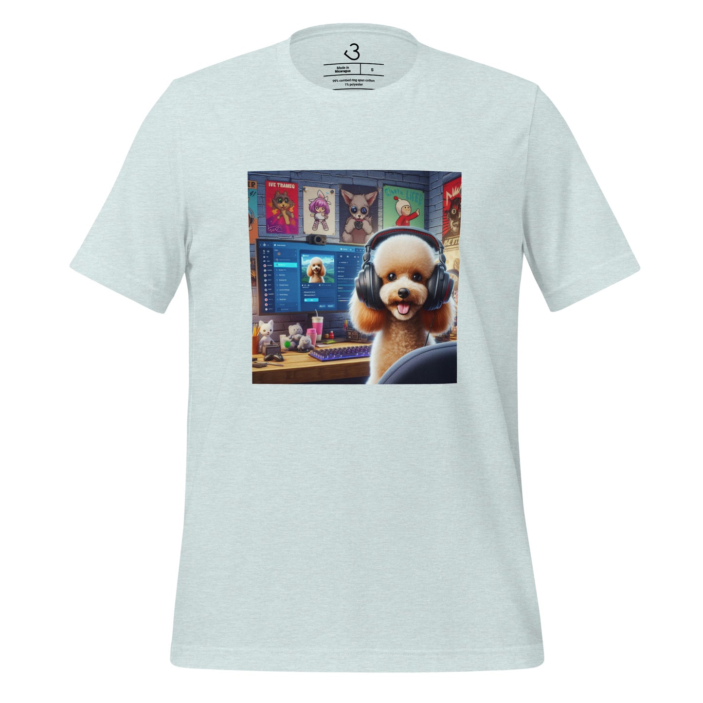 Camiseta caniche streamer