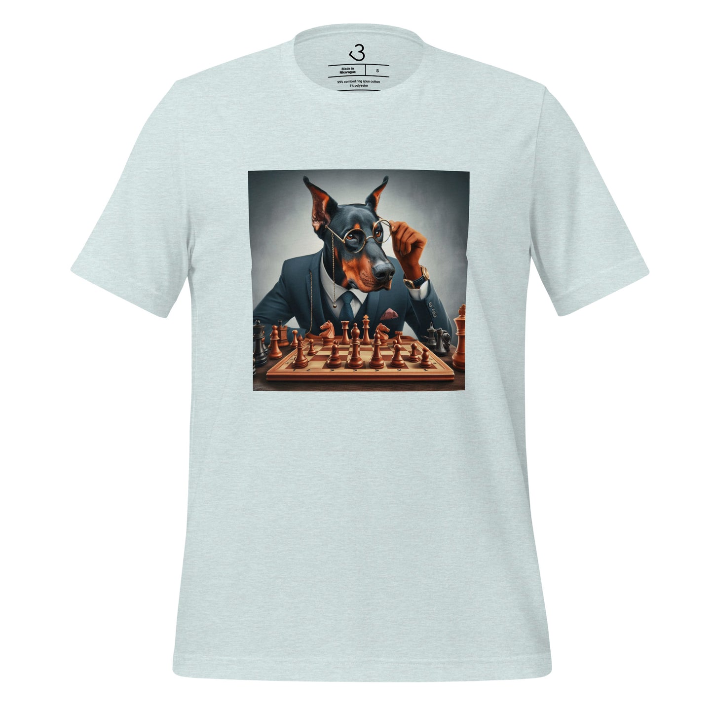 Camiseta Dóberman chess