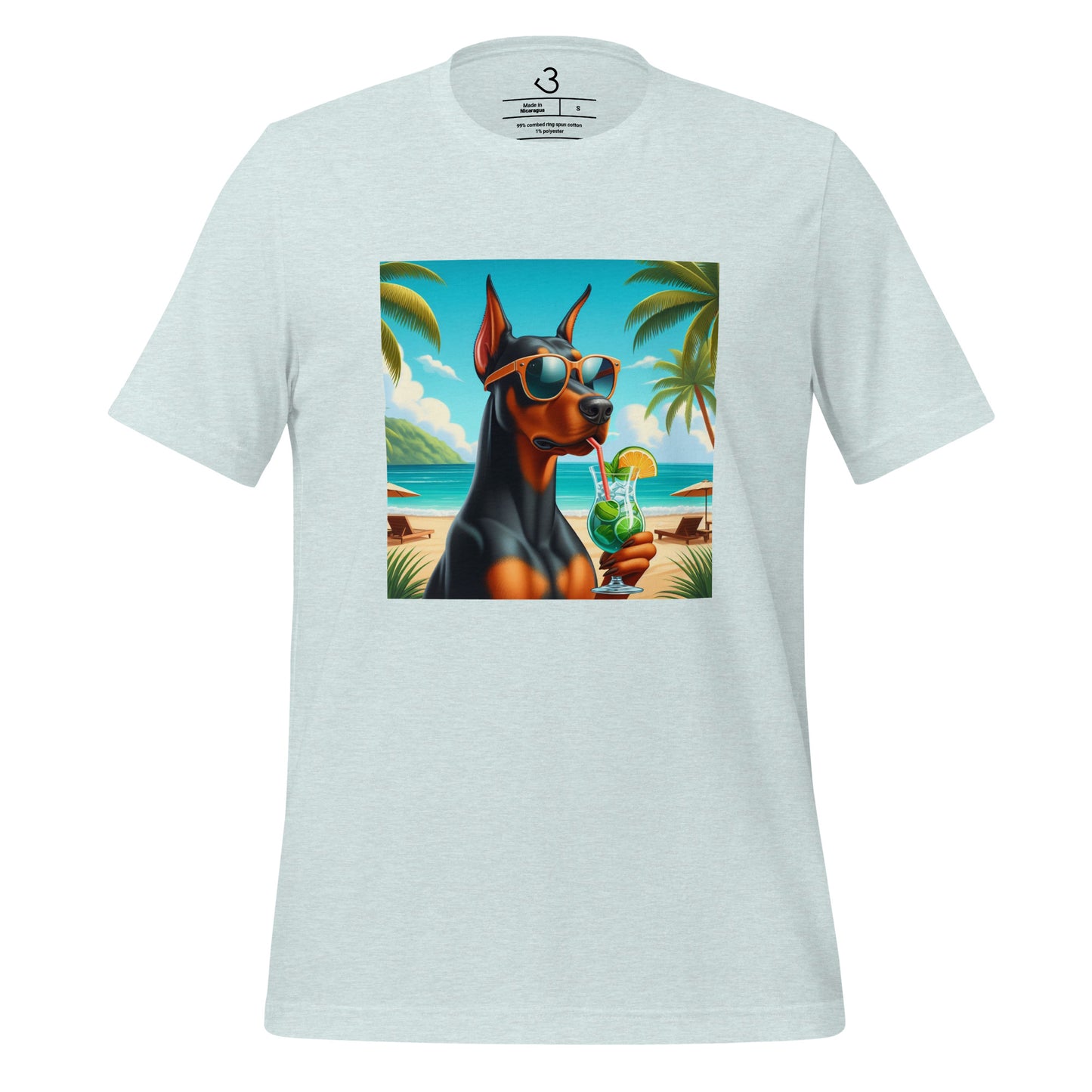 Camiseta Dóberman caribe