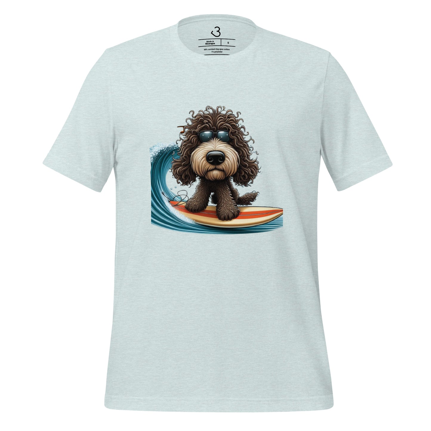 Camiseta water dog surfing