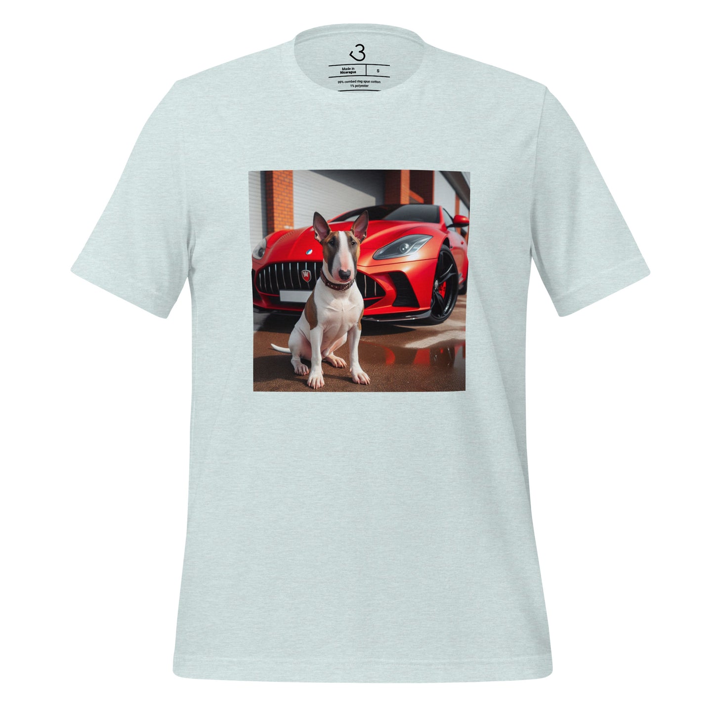 Camiseta bull terrier car