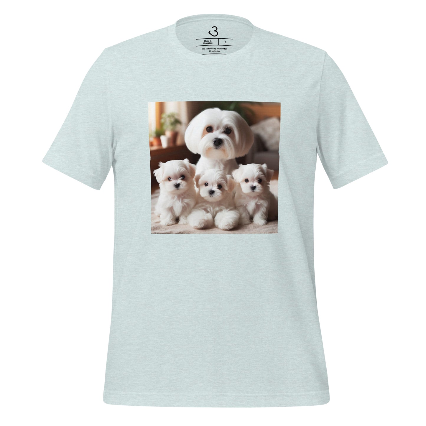 Camiseta bichón maltés family