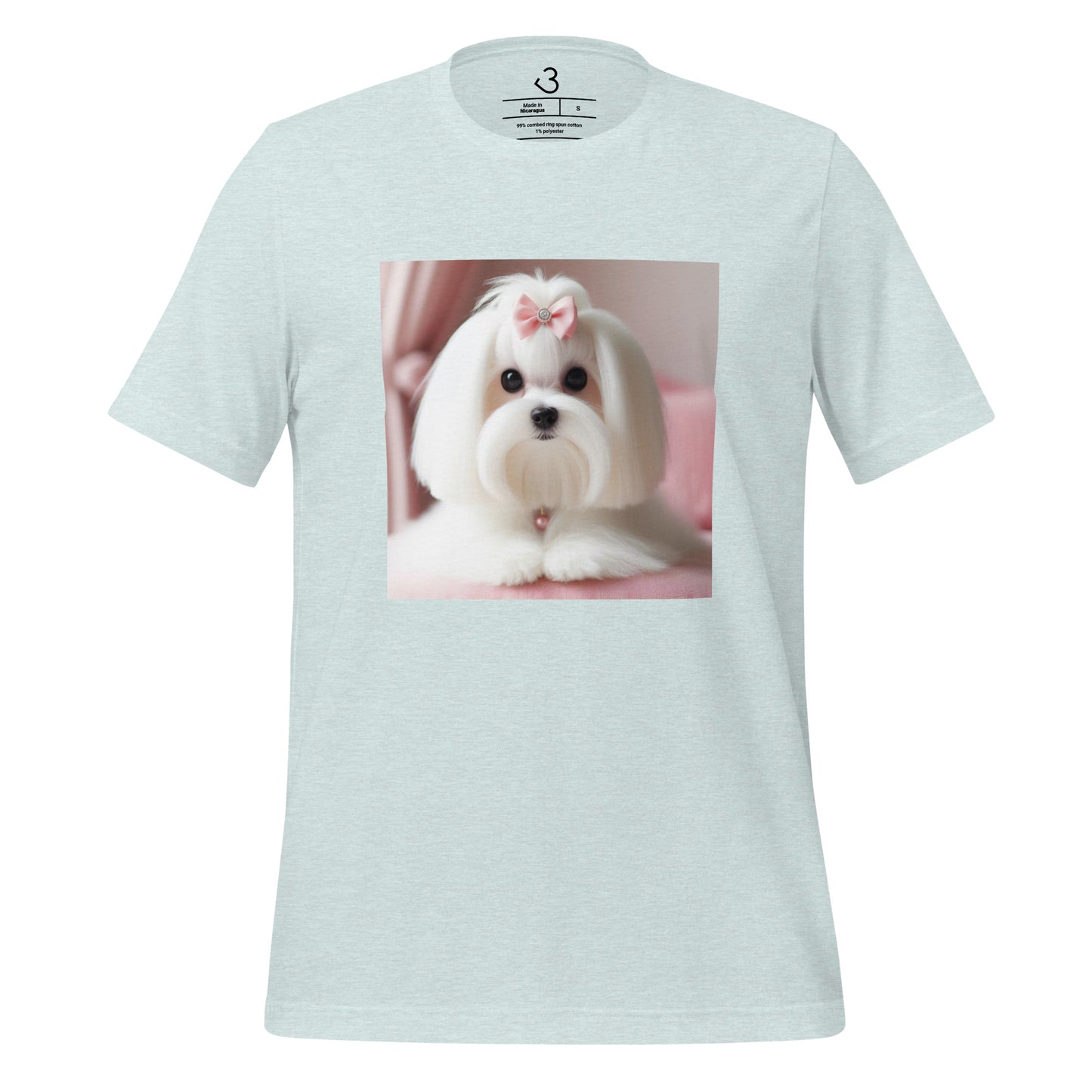 Camiseta bichón maltés princesa