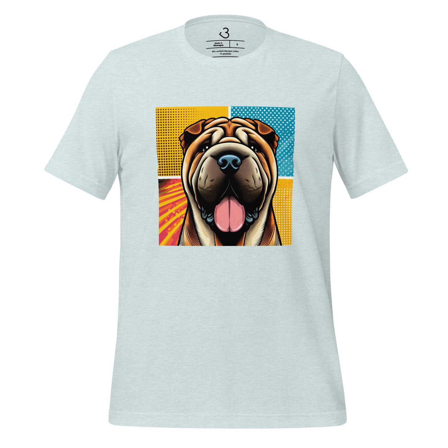 Camiseta shar pei art