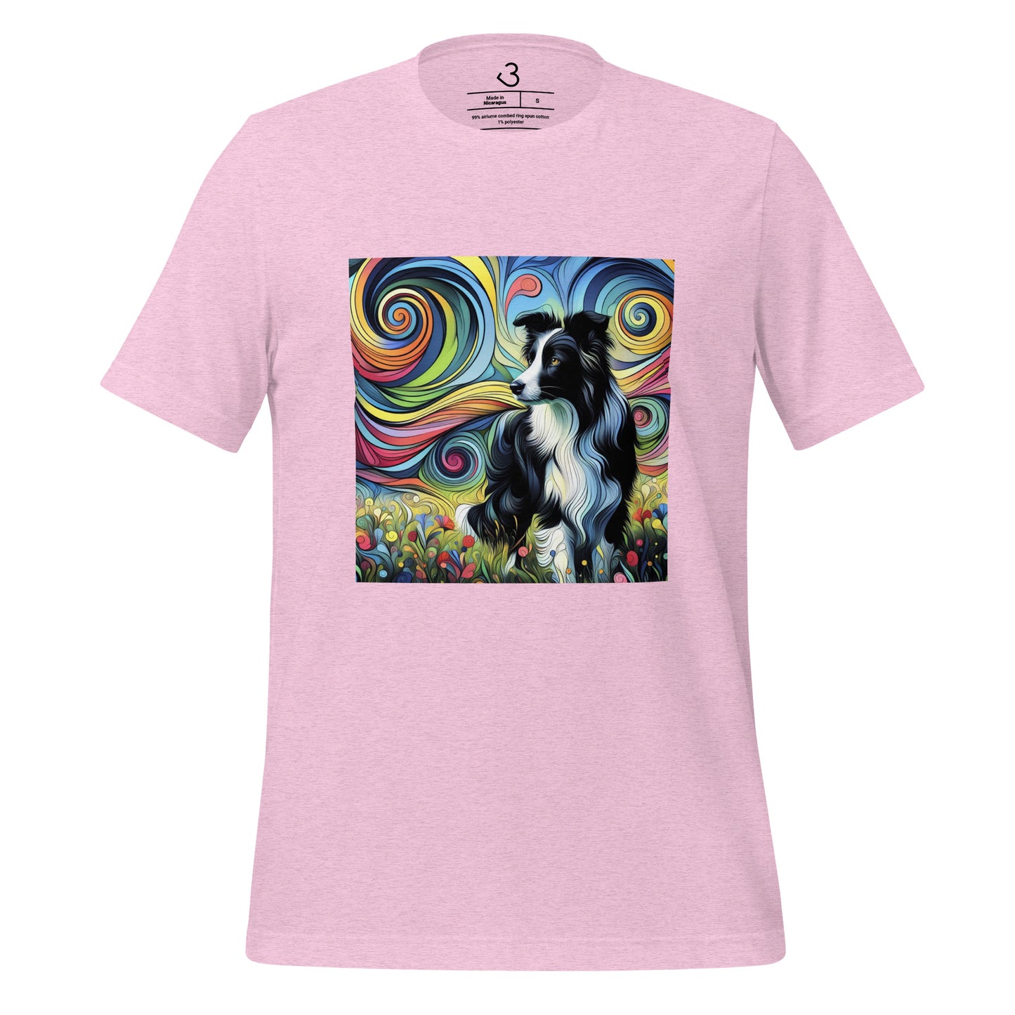 Camiseta collie artistic style