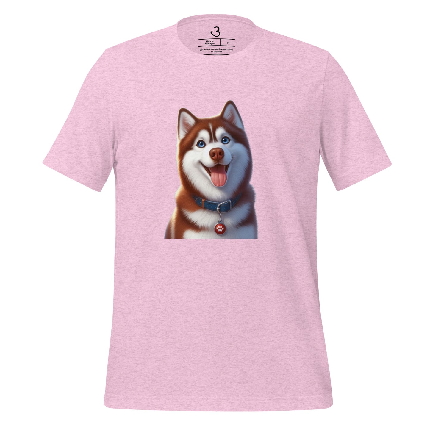 Camiseta husky happy