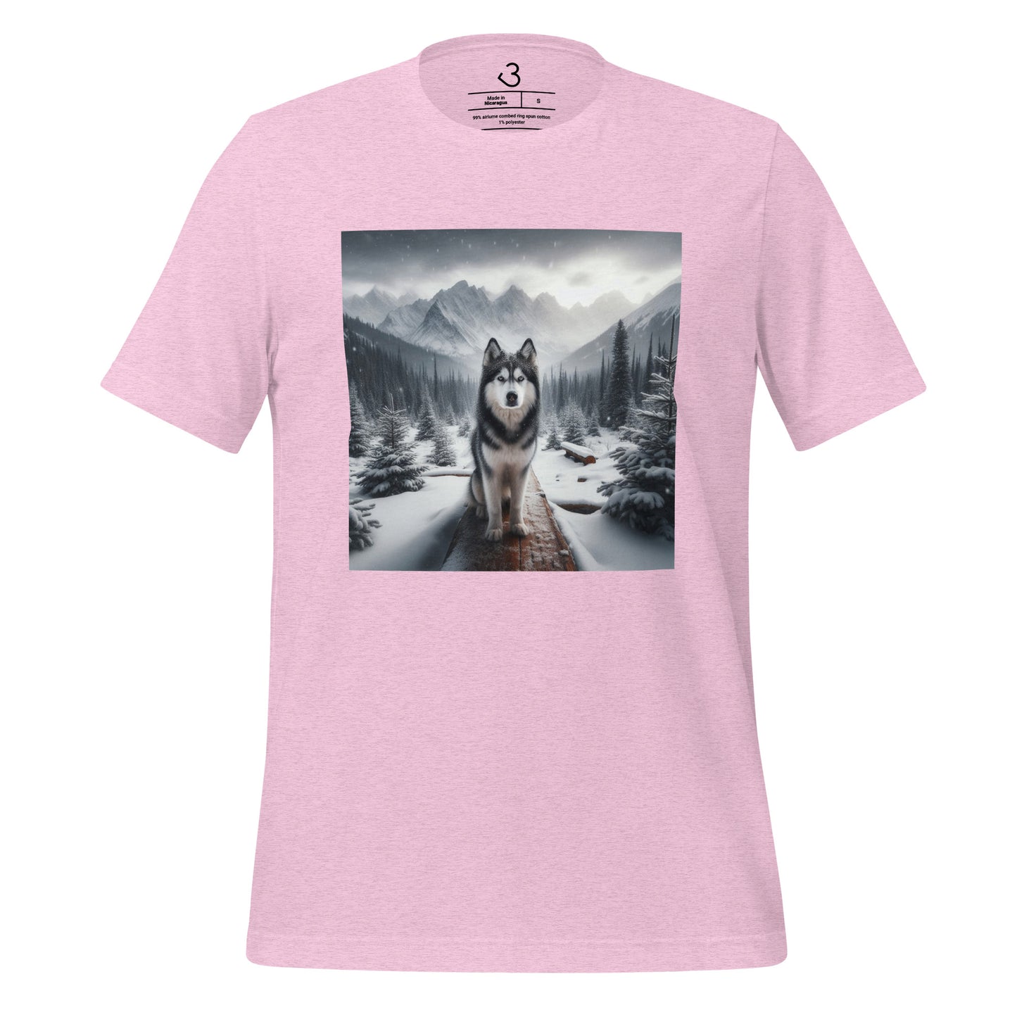 Camiseta husky snow