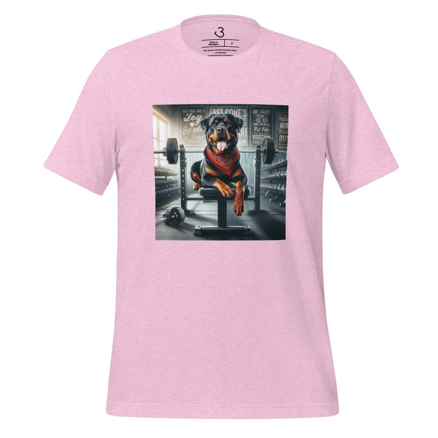 Camiseta rottweiler gym