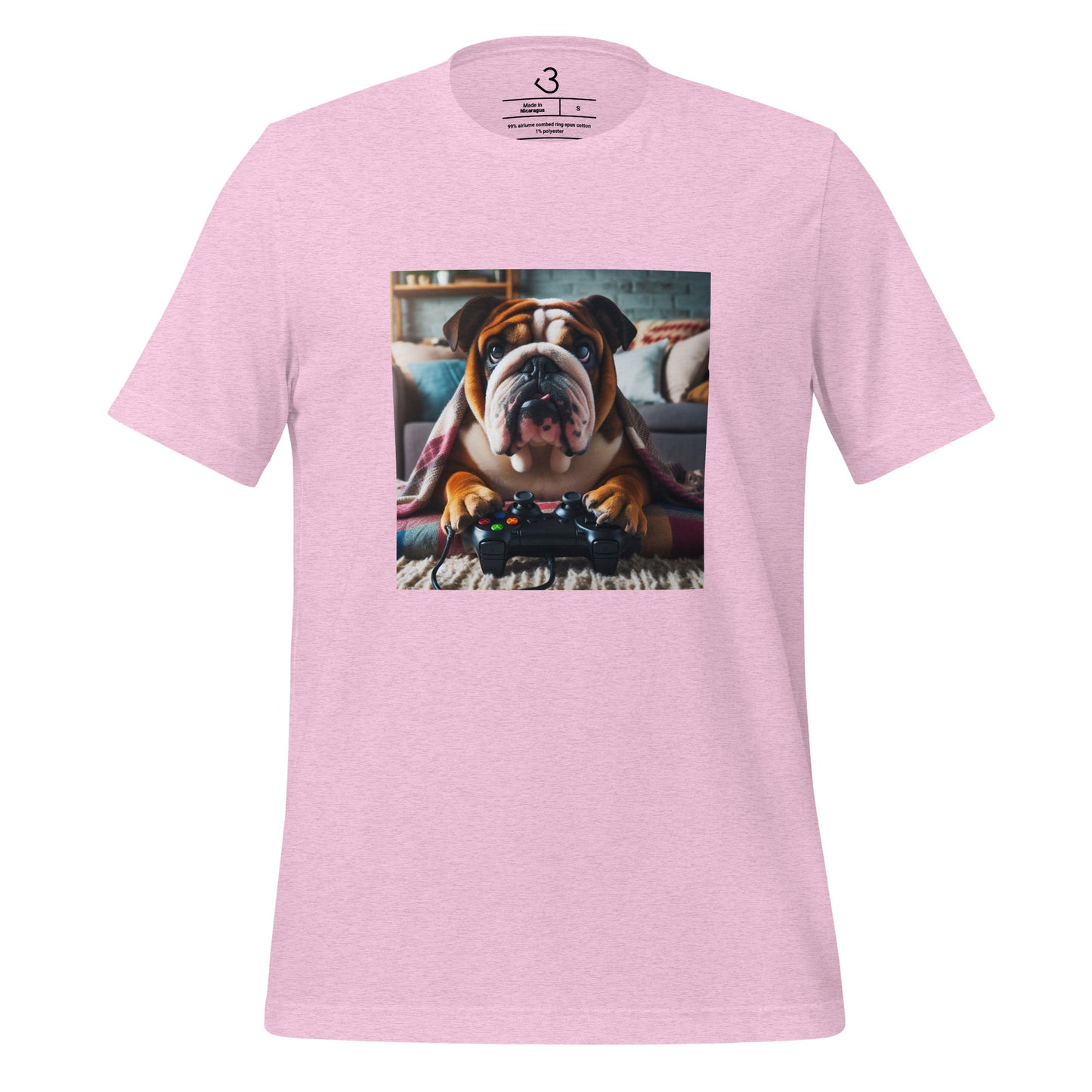 Camiseta bulldog gamer