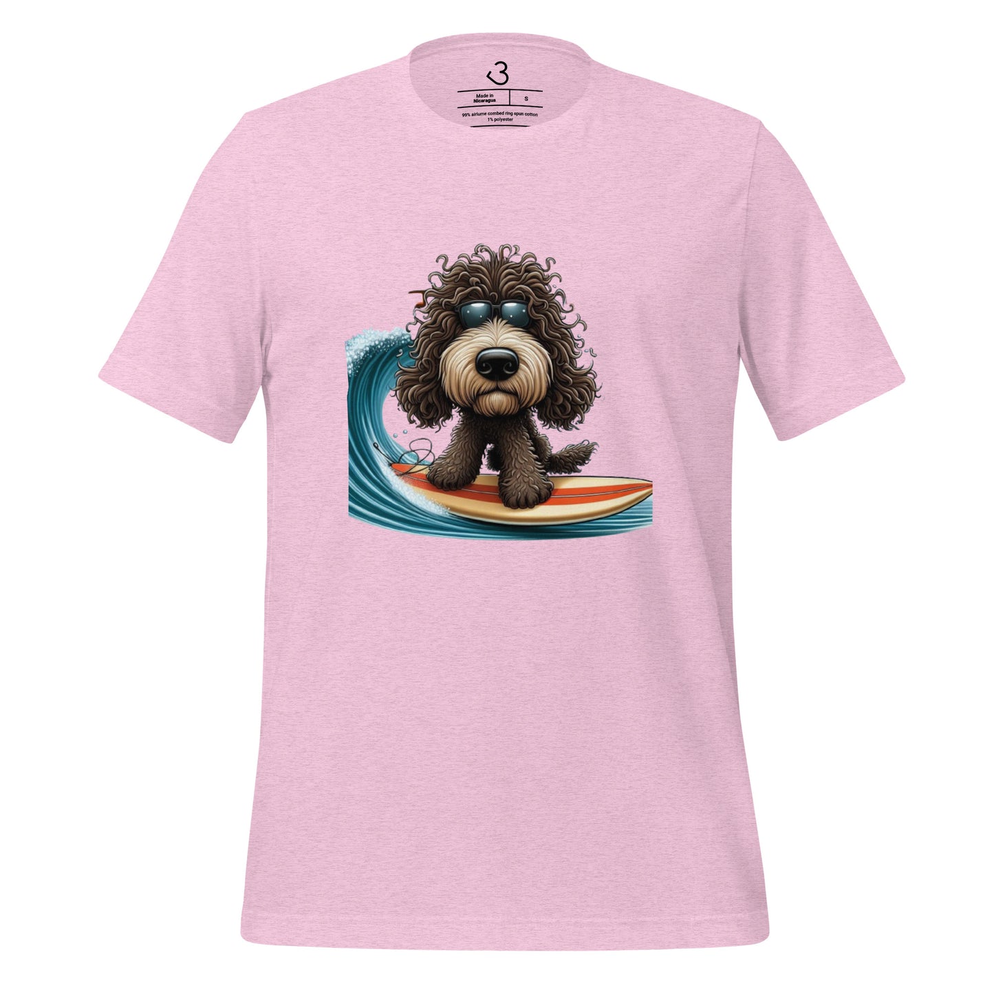 Camiseta water dog surfing