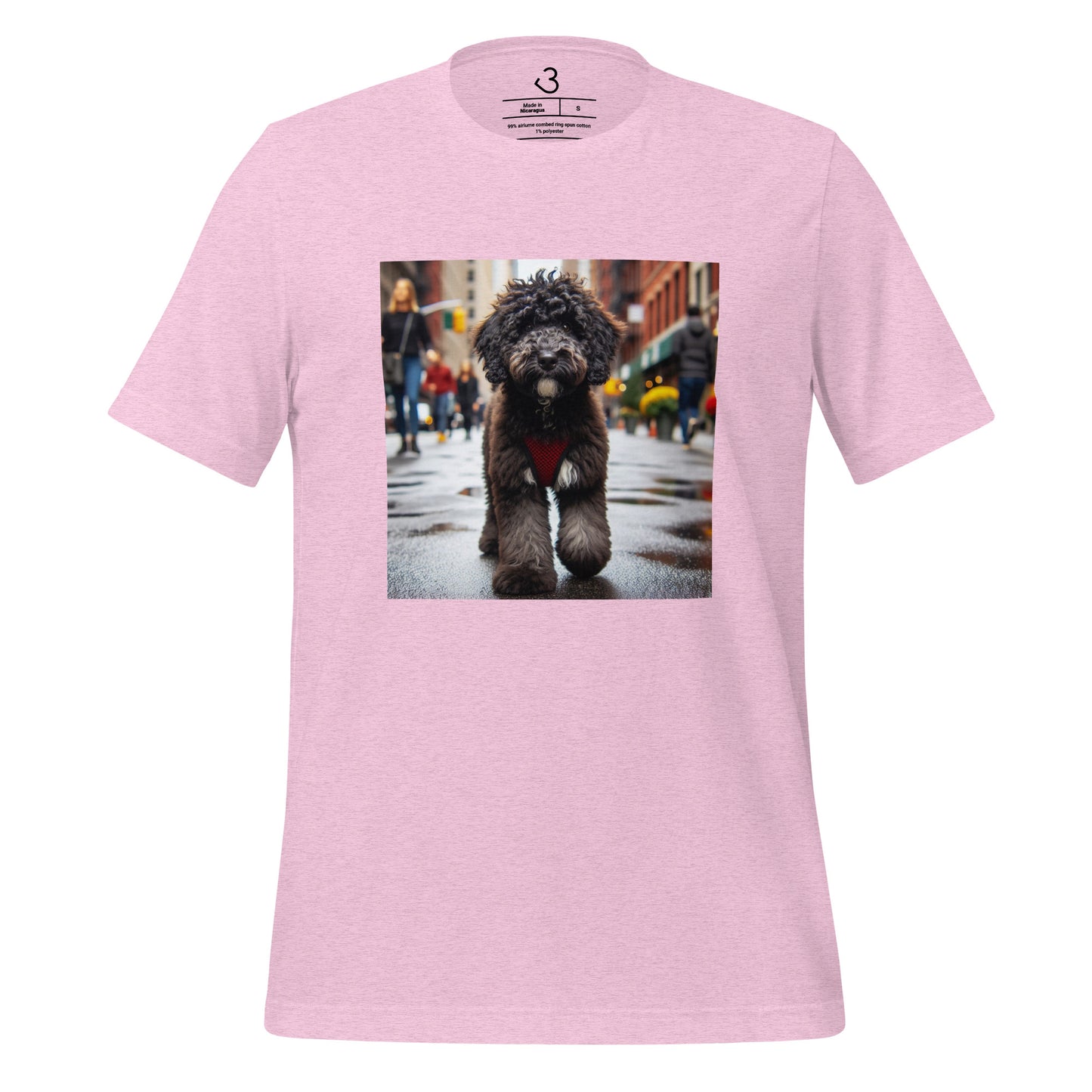 Camiseta water dog walking