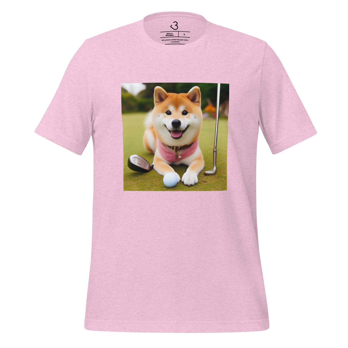 Camiseta shiba inu golf