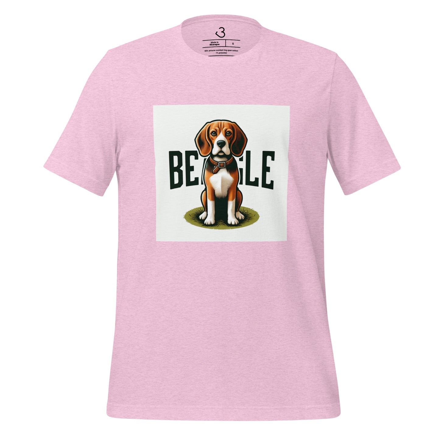 Camiseta beagle letras