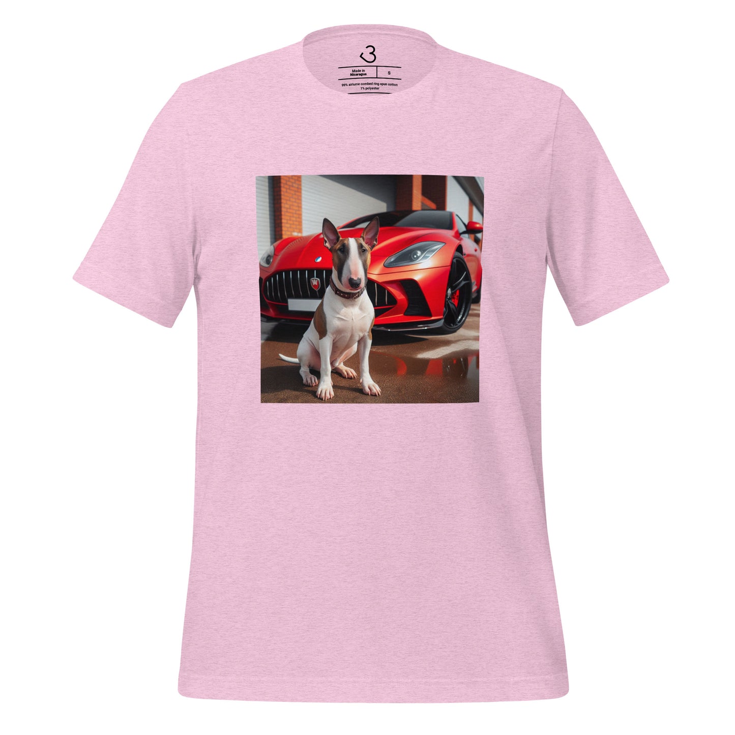 Camiseta bull terrier car