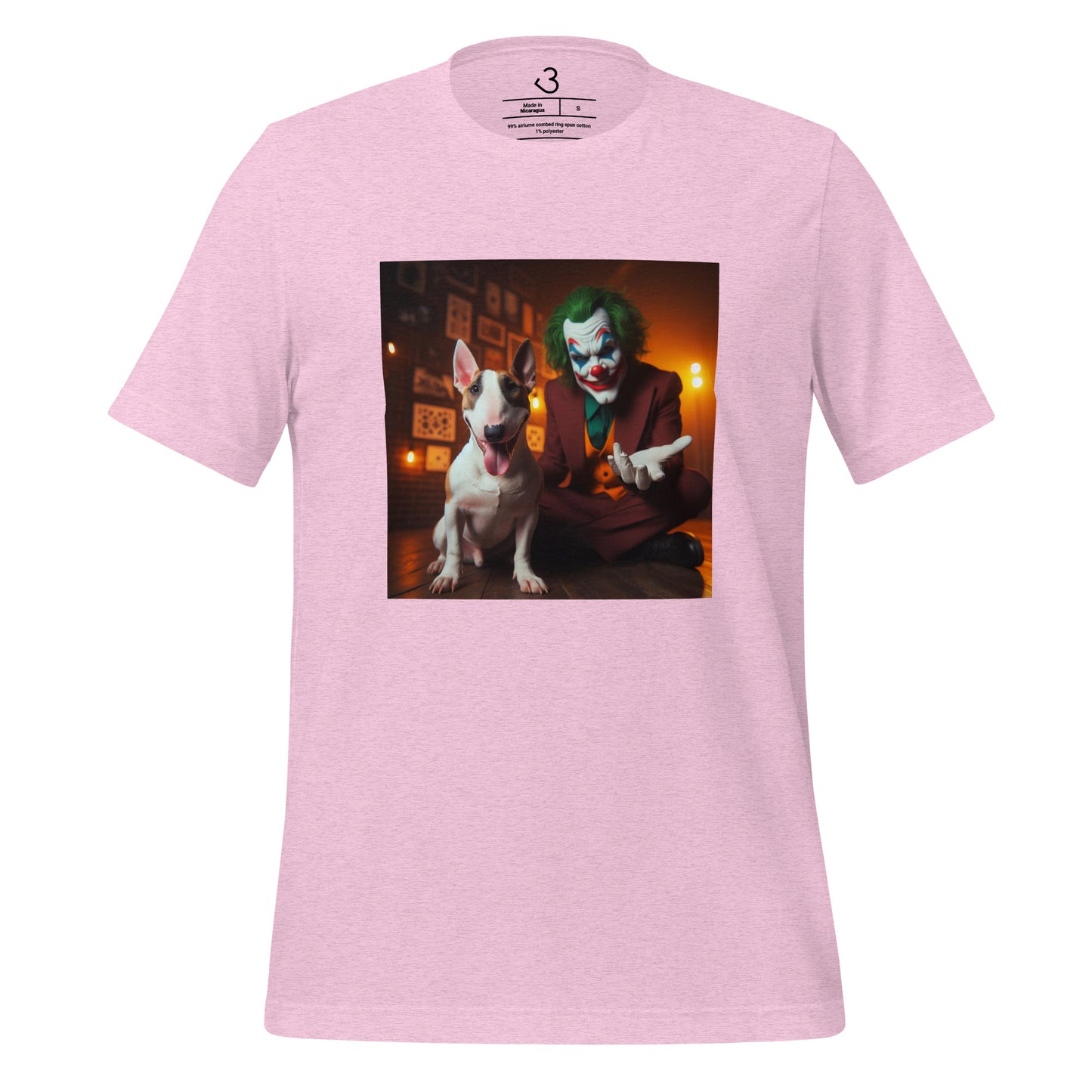 Camiseta bull terrier joker