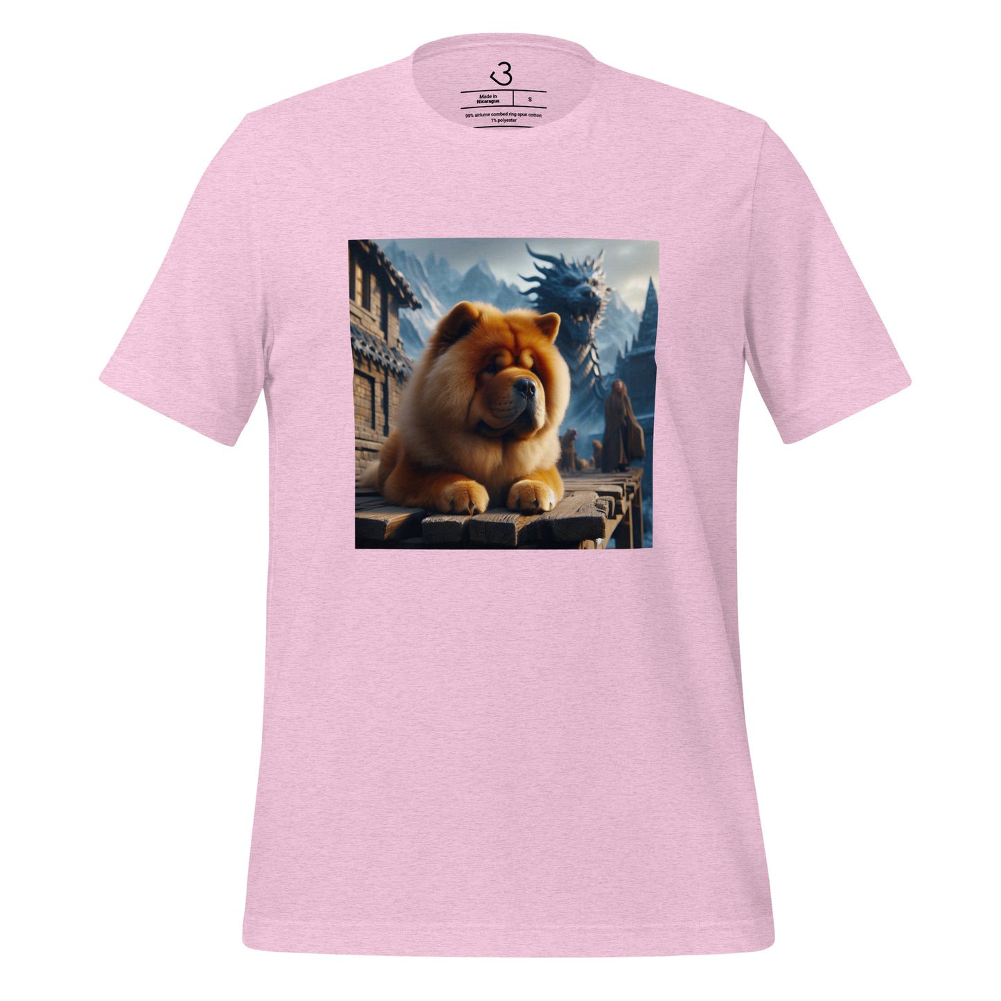 Camiseta chow chow dragon