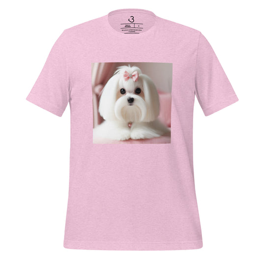 Camiseta bichón maltés princesa