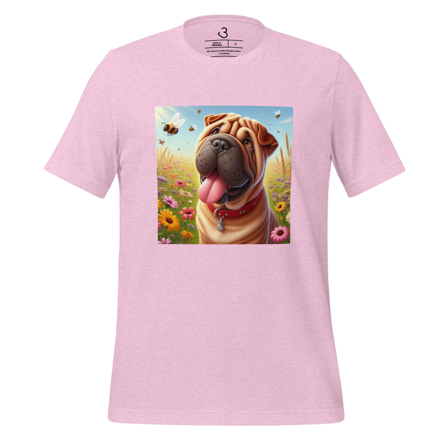 Camiseta shar pei happy