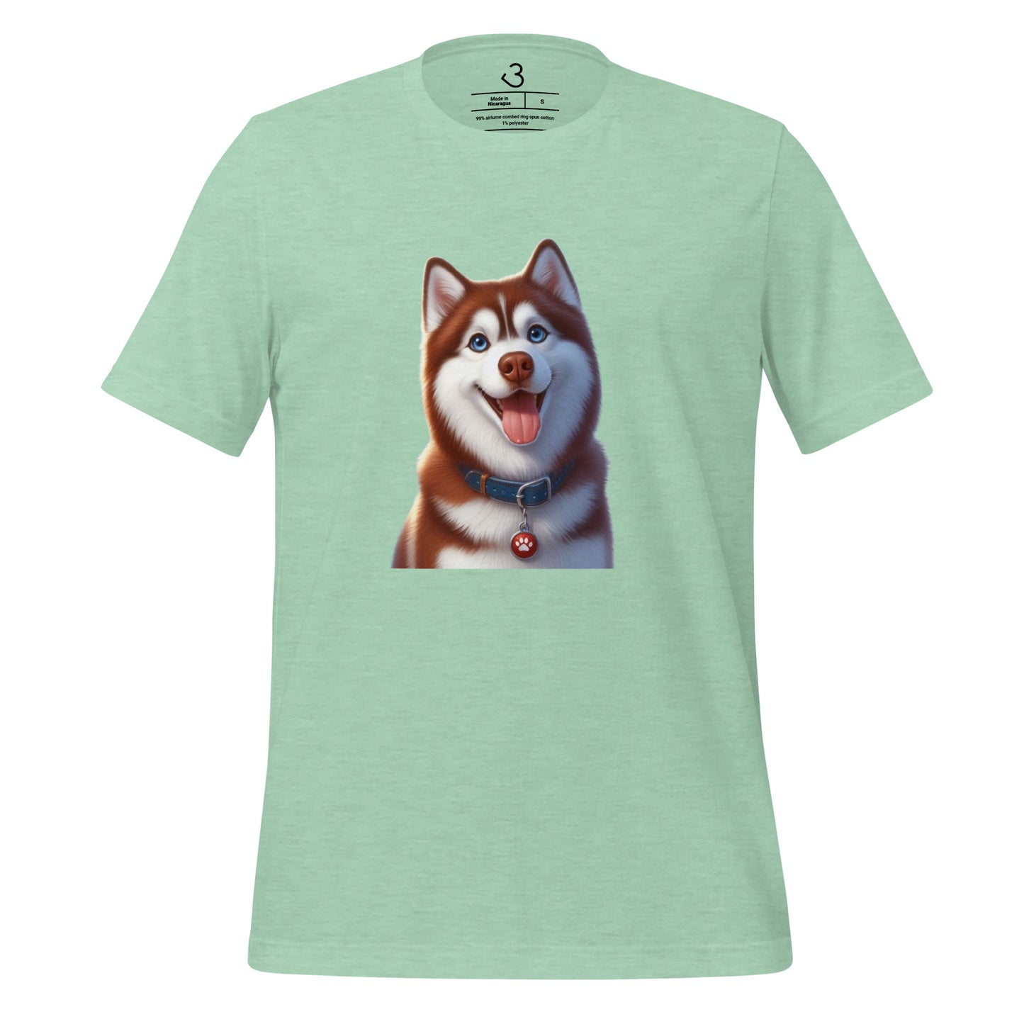 Camiseta husky happy