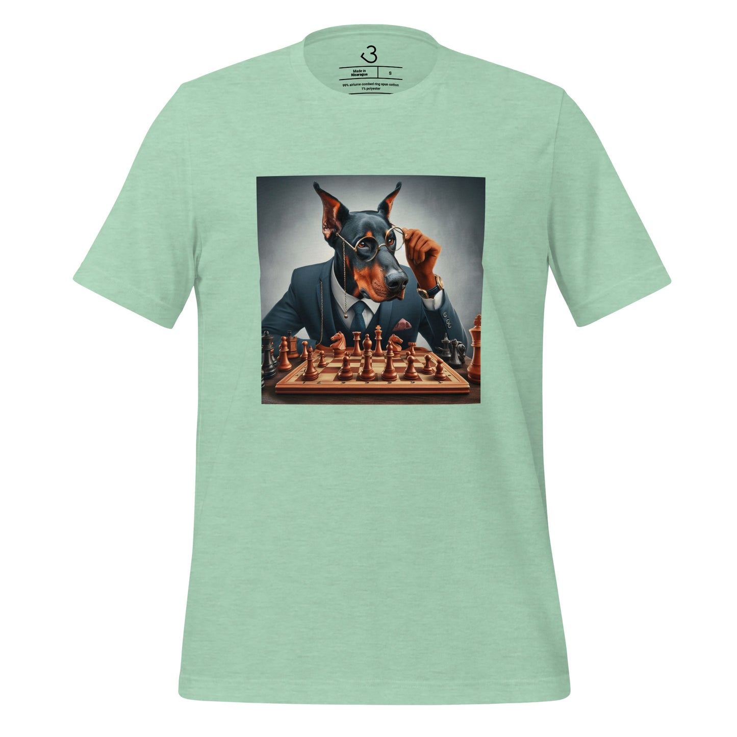 Camiseta Dóberman chess