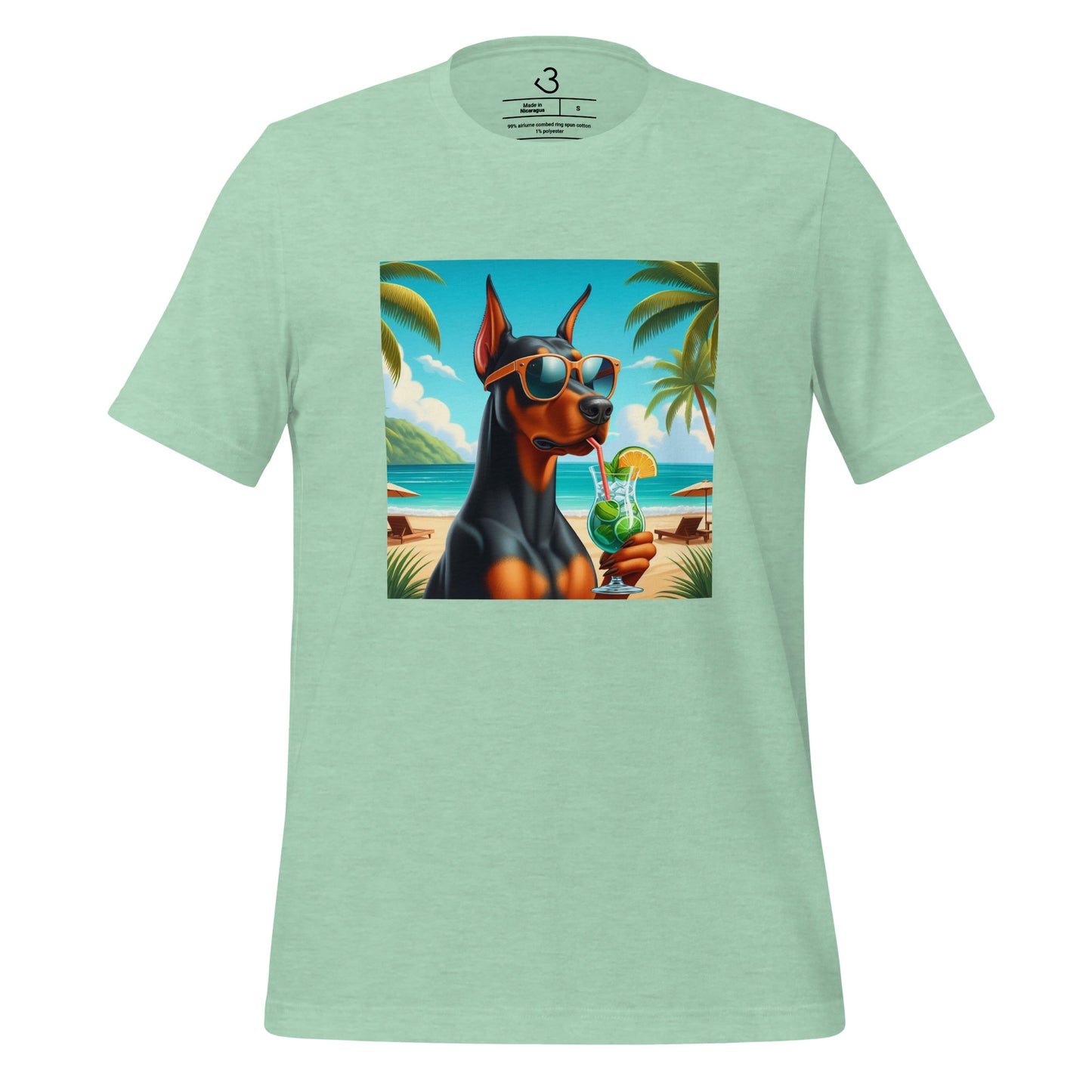 Camiseta Dóberman caribe