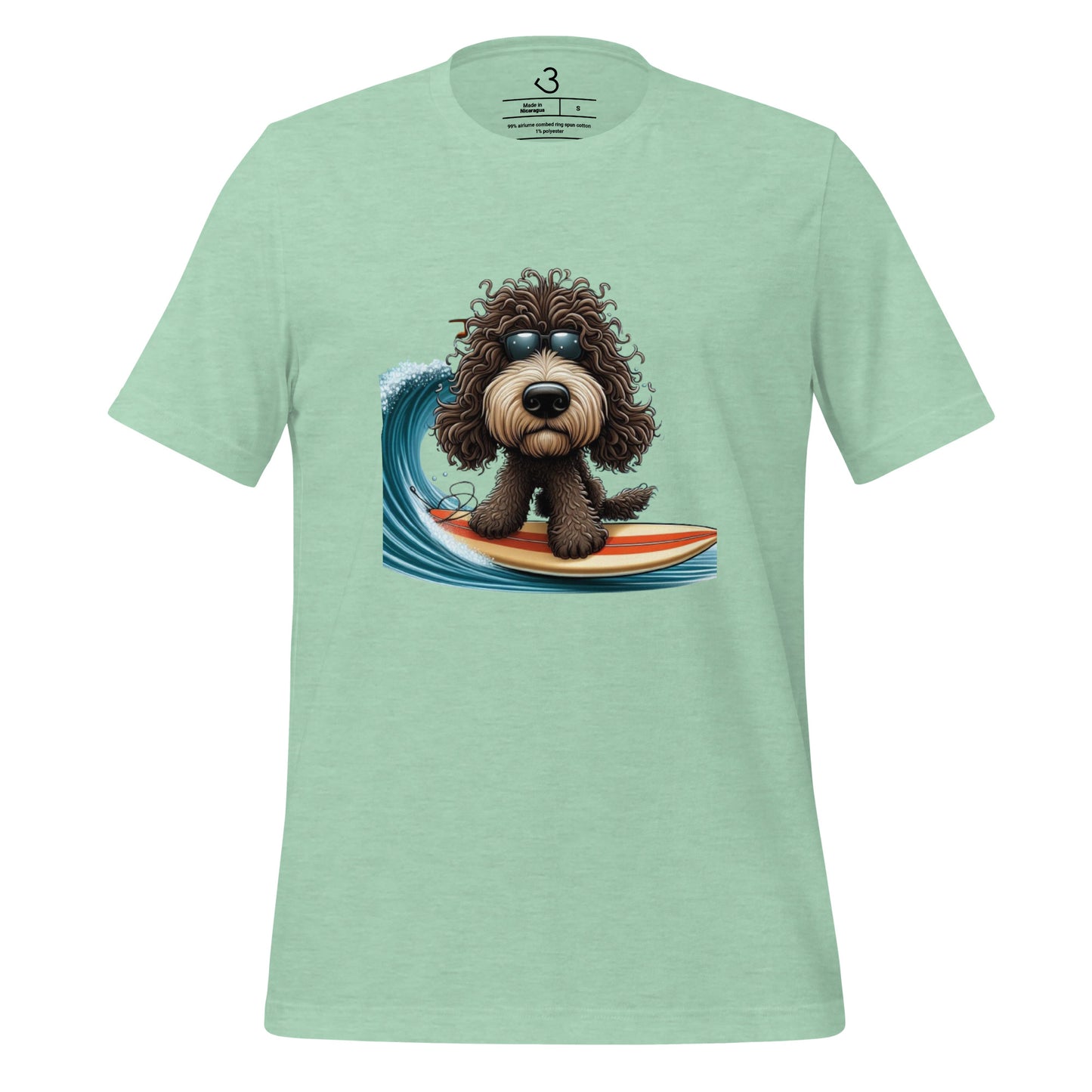 Camiseta water dog surfing