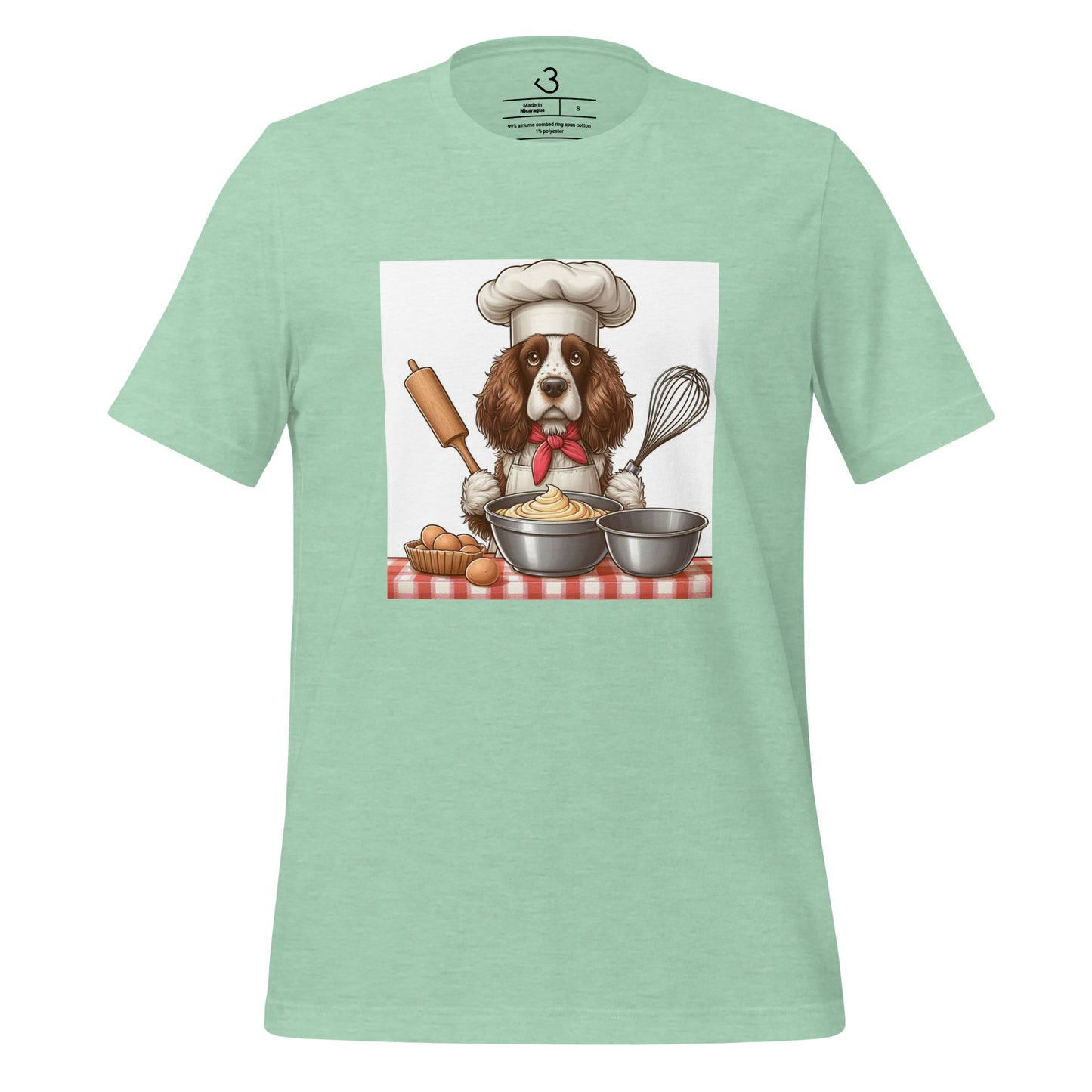 Camiseta cocker cocinero