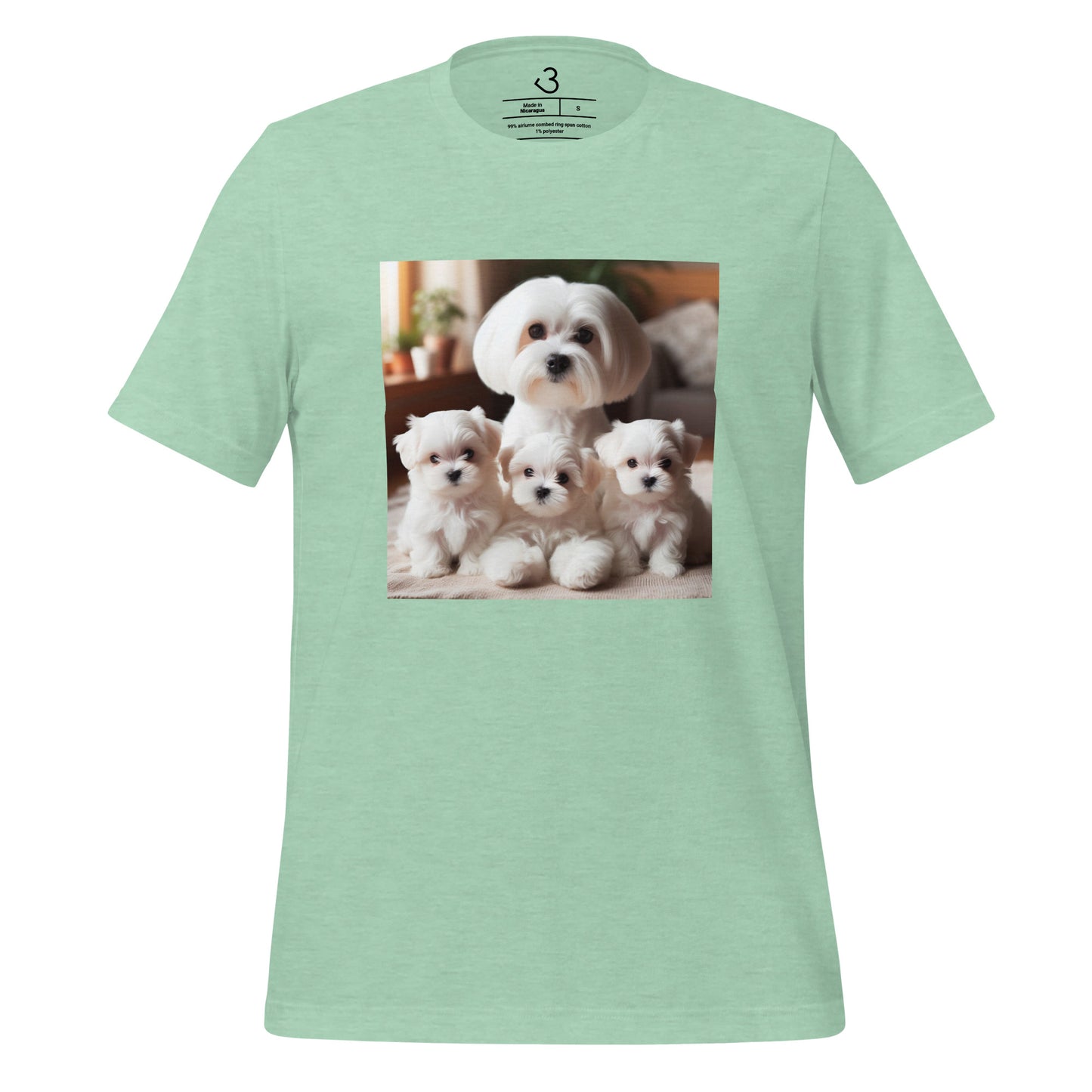 Camiseta bichón maltés family