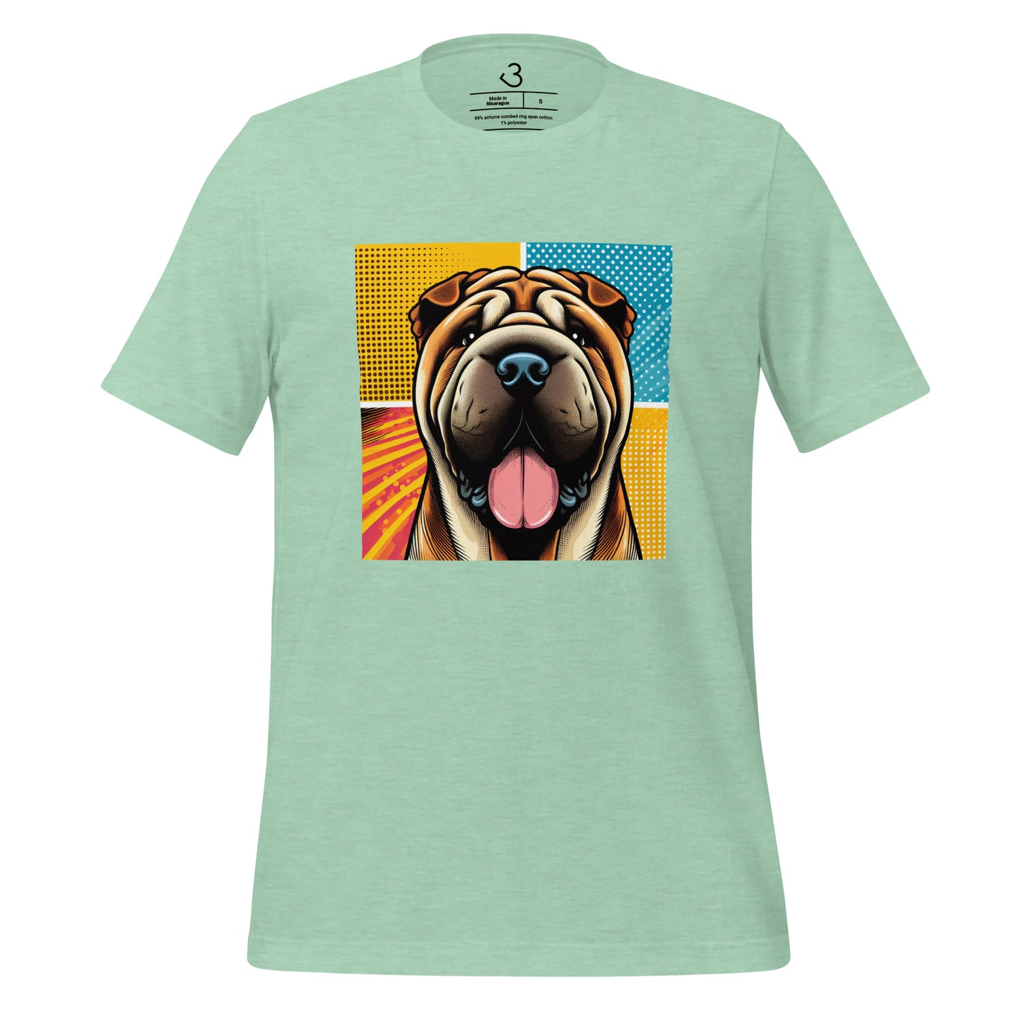 Camiseta shar pei art