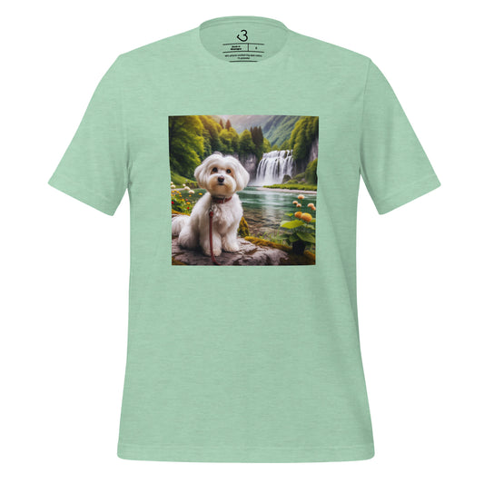 Camiseta bichón maltés nature