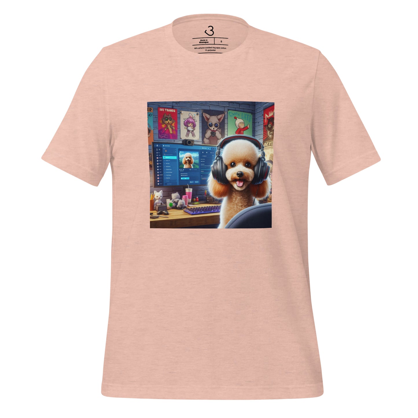 Camiseta caniche streamer