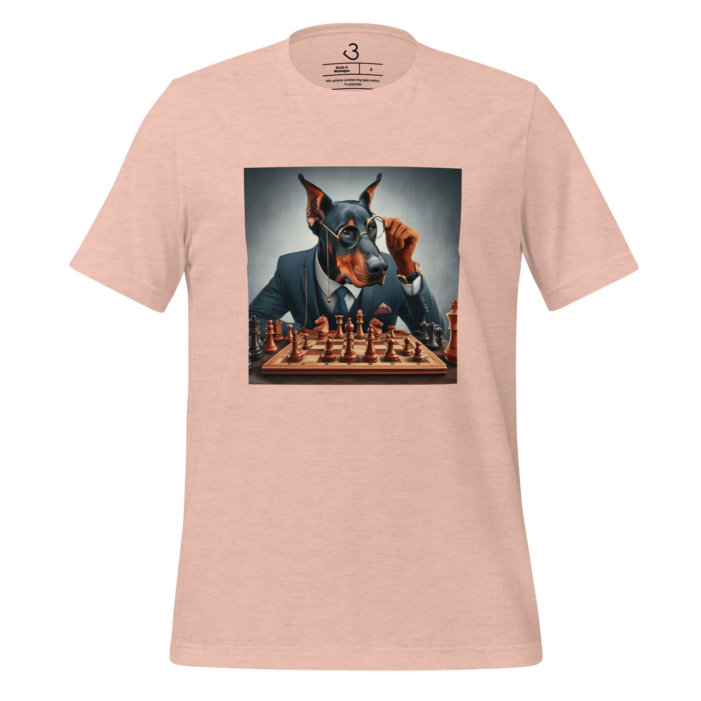 Camiseta Dóberman chess