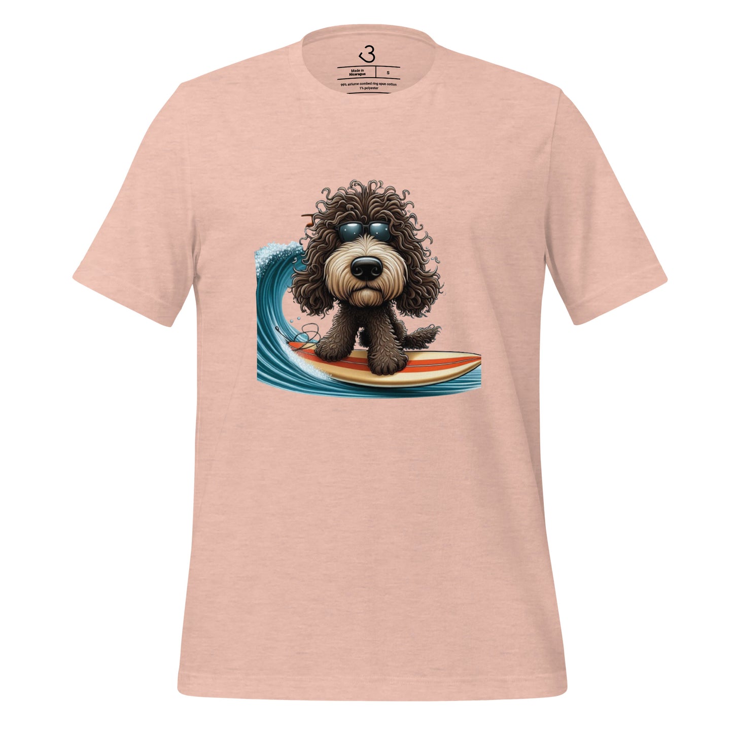 Camiseta water dog surfing