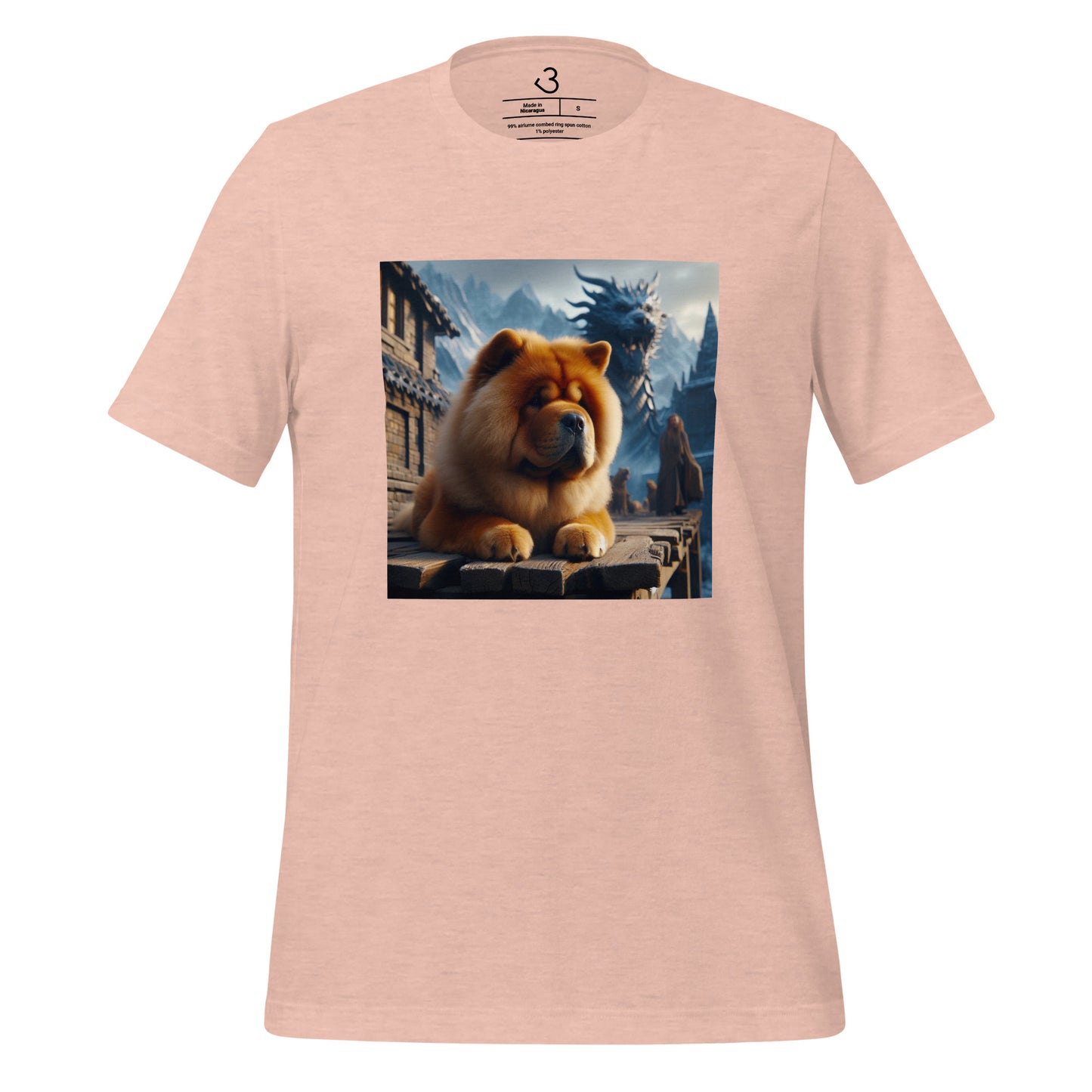 Camiseta chow chow dragon