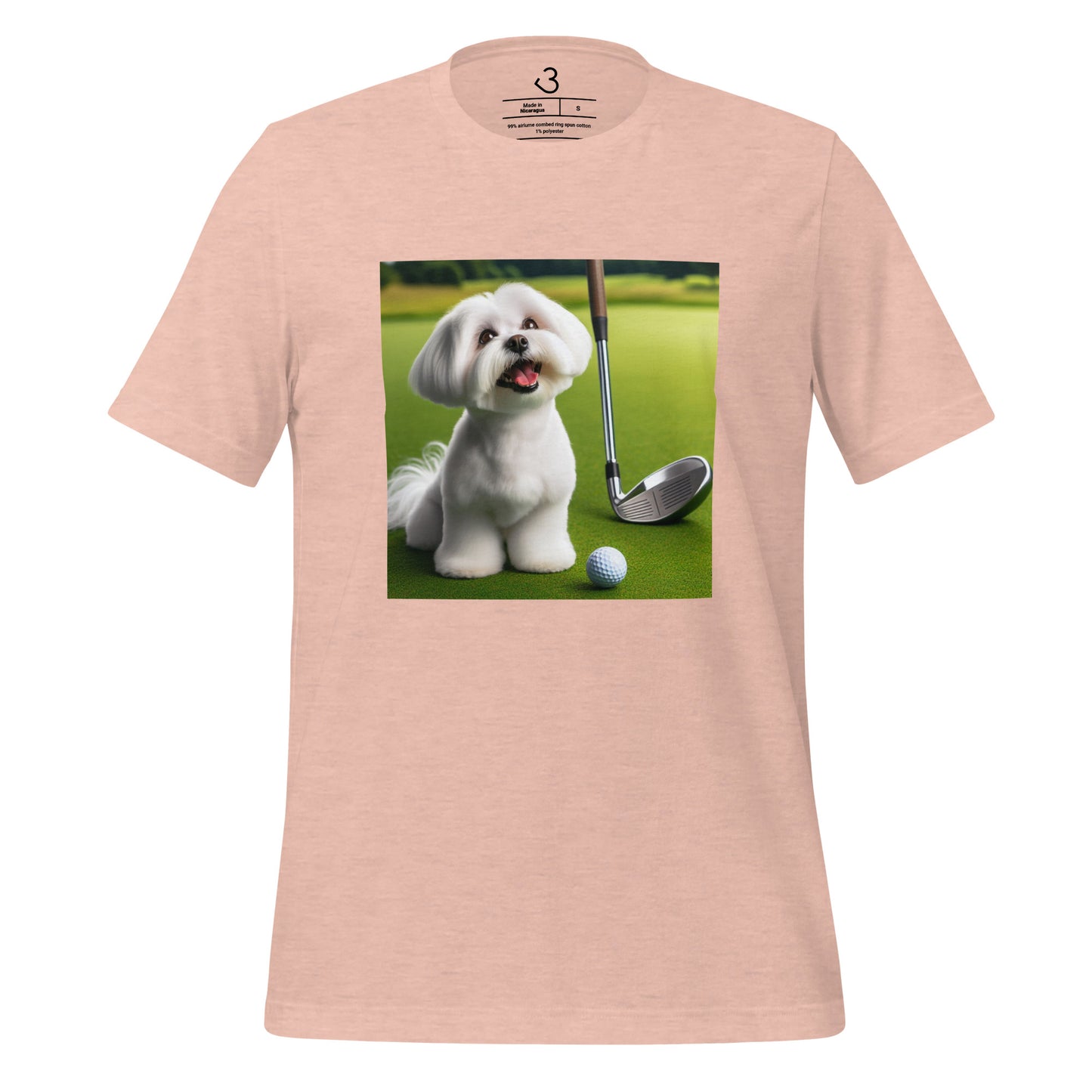 Camiseta bichón maltés golf