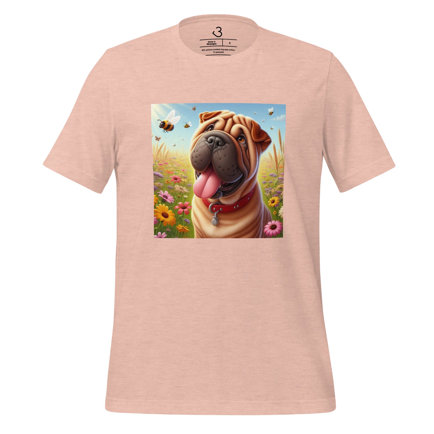 Camiseta shar pei happy