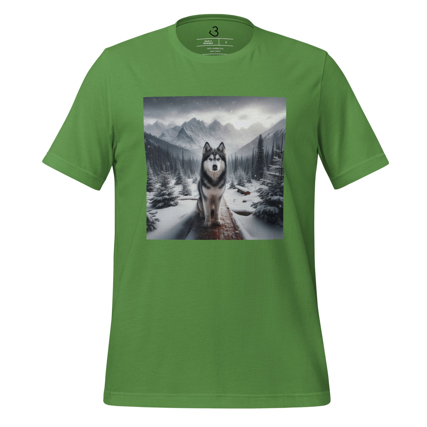 Camiseta husky snow