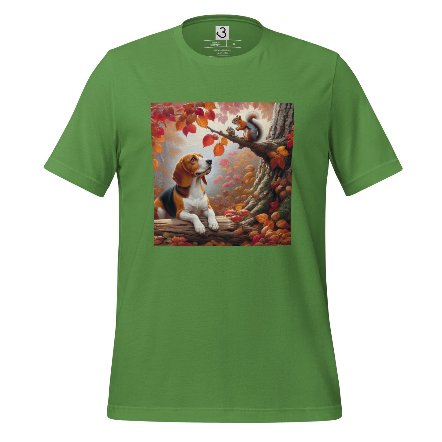 Camiseta beagle otoñal