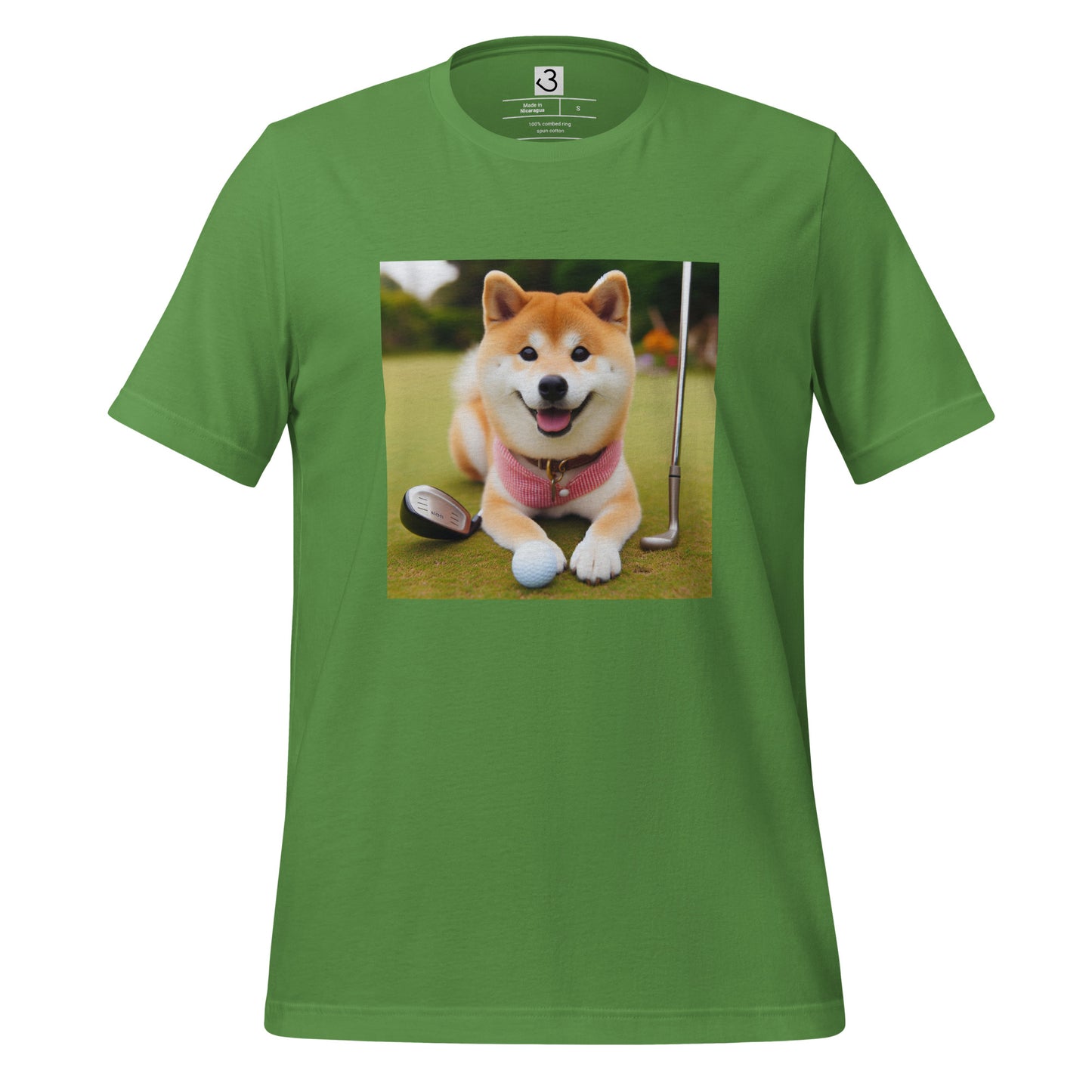 Camiseta shiba inu golf