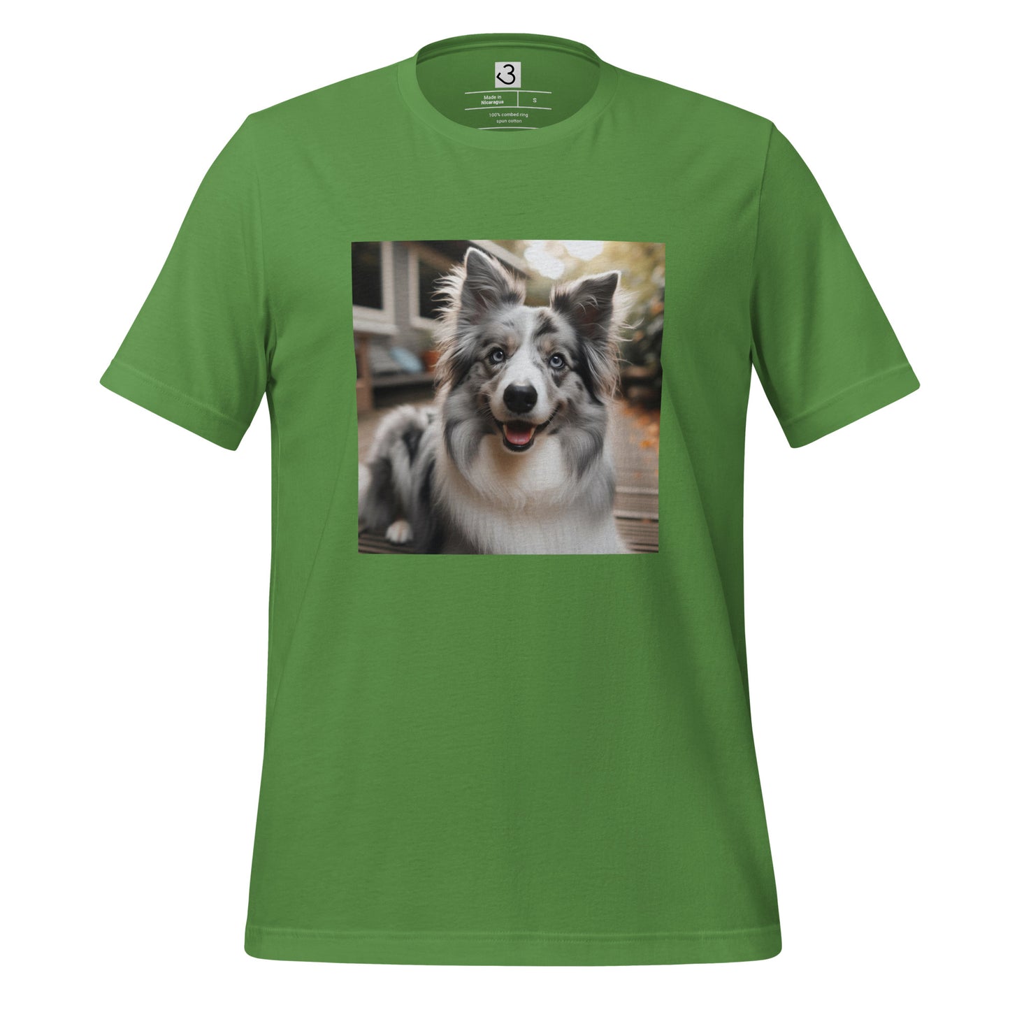 Camiseta collie gris