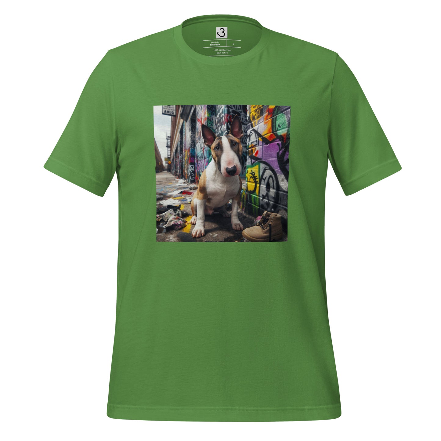 Camiseta bull terrier grafiti