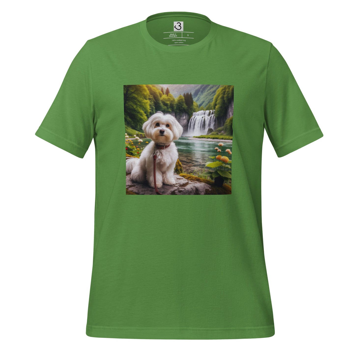 Camiseta bichón maltés nature