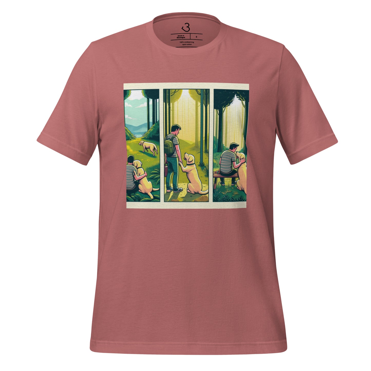 Camiseta labrador cómic