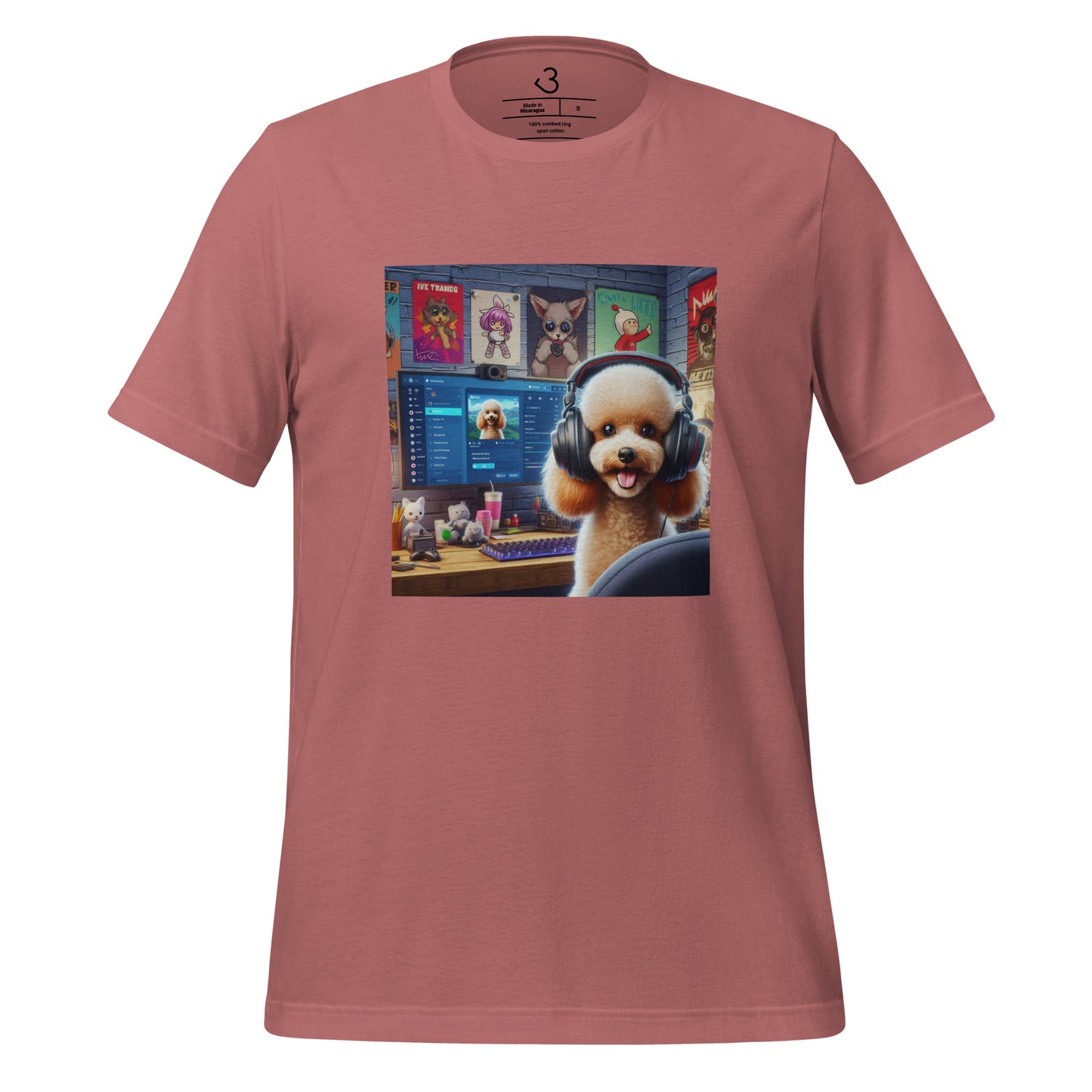 Camiseta caniche streamer