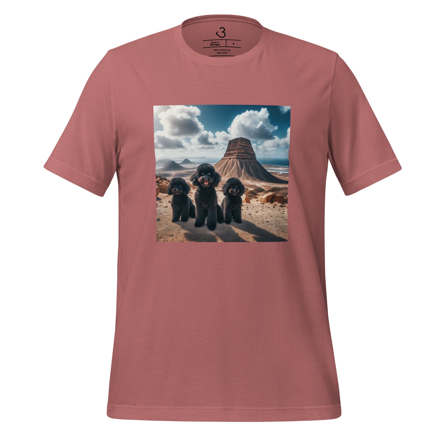 Camiseta caniche three